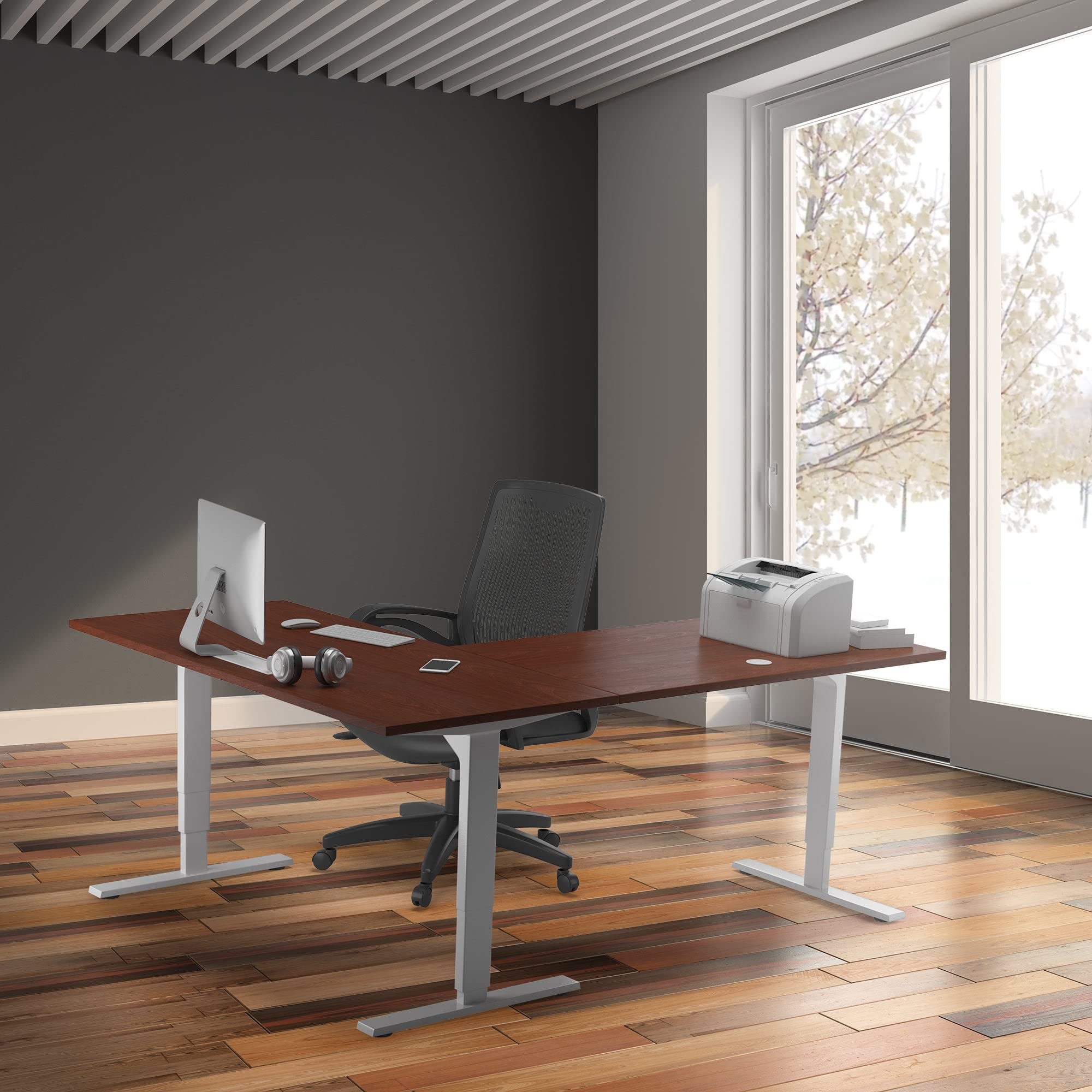 直接取引 デスク Amazon.com: Bush Business Furniture Series C 72W Bow Front L