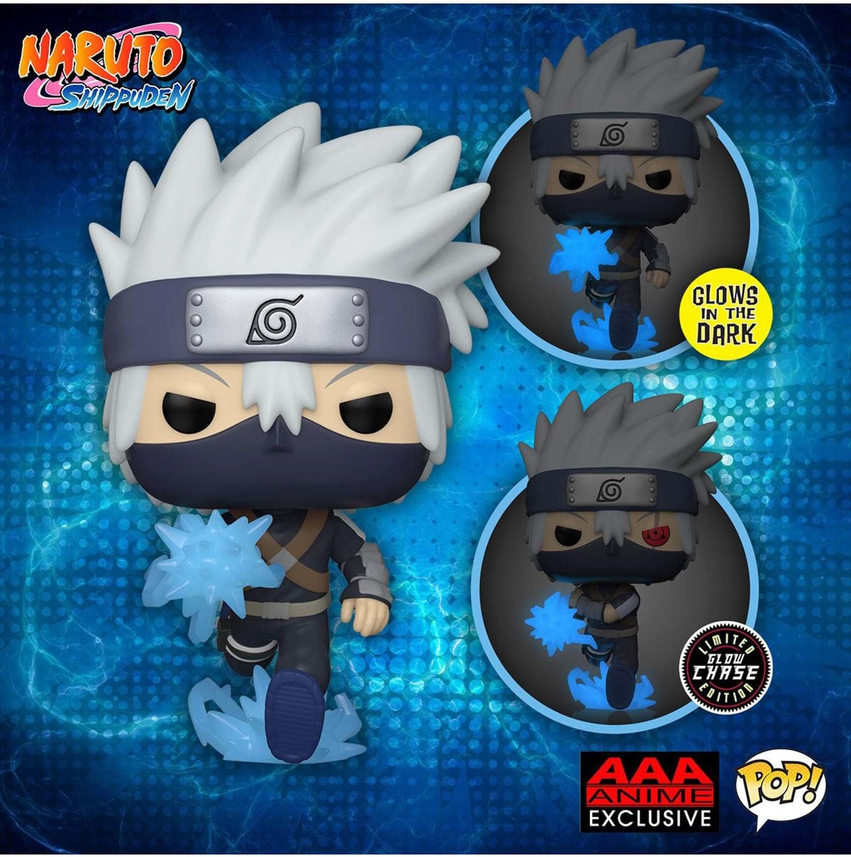 Funko 1199 Pop Animation: Naruto - Young kakashi Chance of Chase (Gw)(Exc), Collectible Vinyl Figure - 60283
