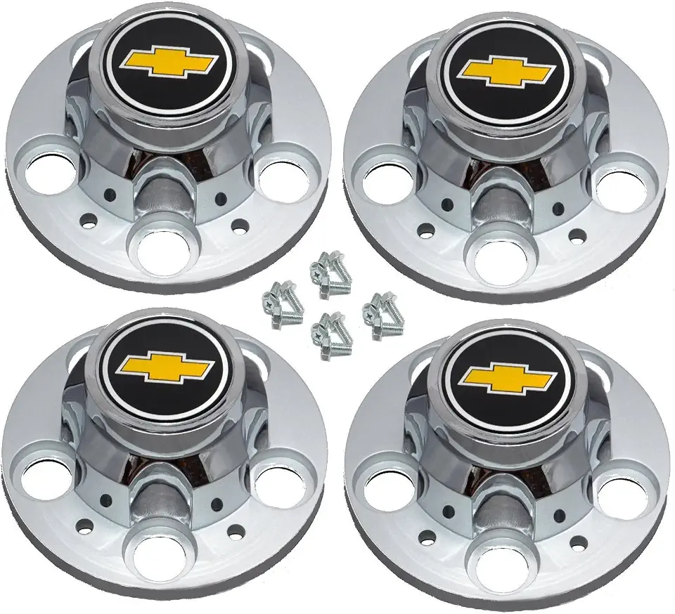General Motors GM Restoration 15 Inch Rally Wheel Center Caps, Set of 4