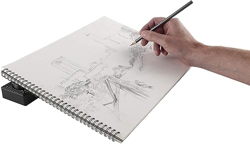 Miniatura 5 de Acurit Upsyde - Elevadores angulares para tableros de dibujo, bloc de luz, tabletas de rastreo, discos de elevación apilables que sostienen