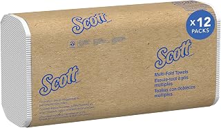 Universal Multifold Paper Towels, Bulk (58091), Absorbency Pockets, White, 9.2"x9.4" Towel, White, Compressed, Compact (250 Sheets/Pack, 12 Packs/Case, 3,000 Sheet Total)