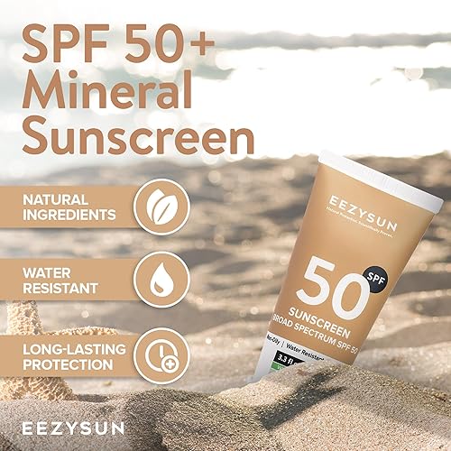 Miniatura 3 de Mineral SPF 50 Loción de protección solar  Infundido con aloe vera  Vegano y cumple con la Ley de Arrecife 104 Hawaii  Amplio espectro, no graso y