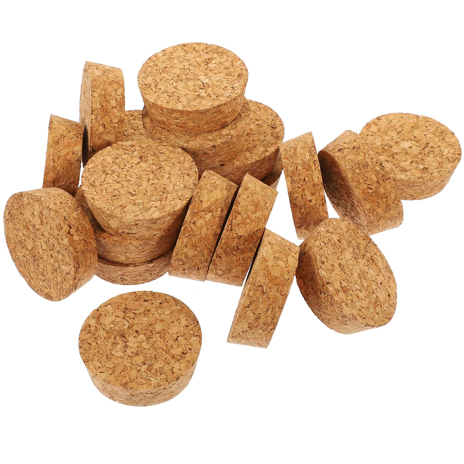 10 Bouchons Liège Coniques 33x25x25mm - Réutilisables Pour Vin, Loisirs Créatifs