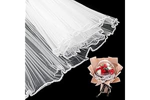 CCINEE Pearl Mesh Paper, DIY Wrapping Mesh for Bridal Bouquets