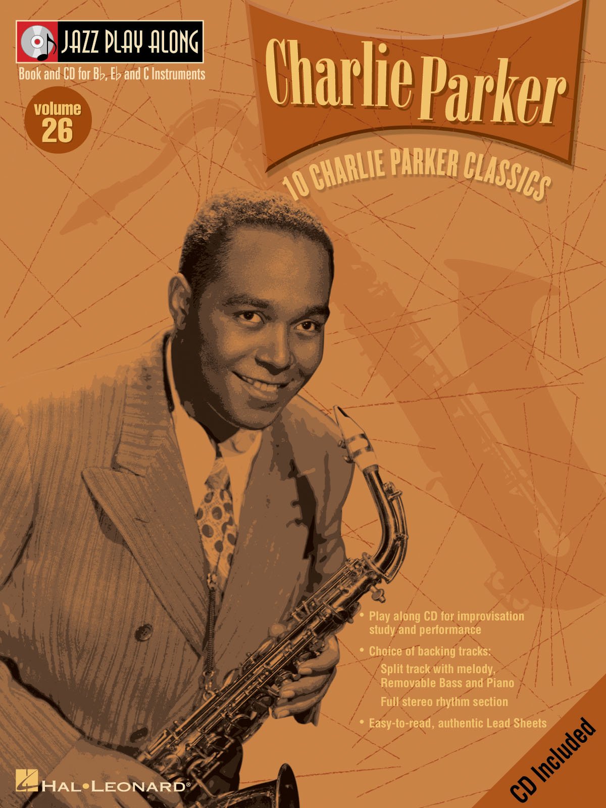 CHARLIE PARKER／JAZZ IMPROVISATION Charlie Parker (26): Jazz Play-Along Volume 26 : Parker, Charlie