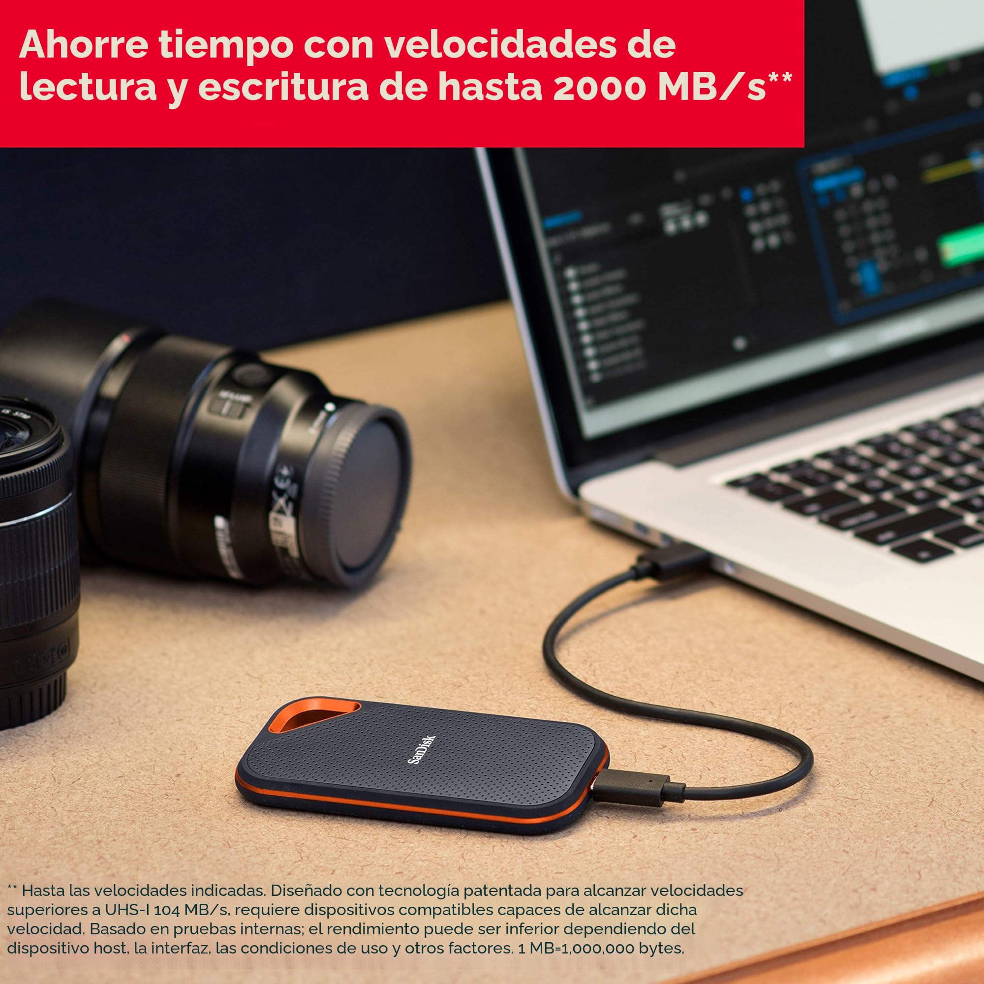 Amazon.com: SanDisk SDSSDE81-4T00-G25 SSD portátil Extreme PRO de