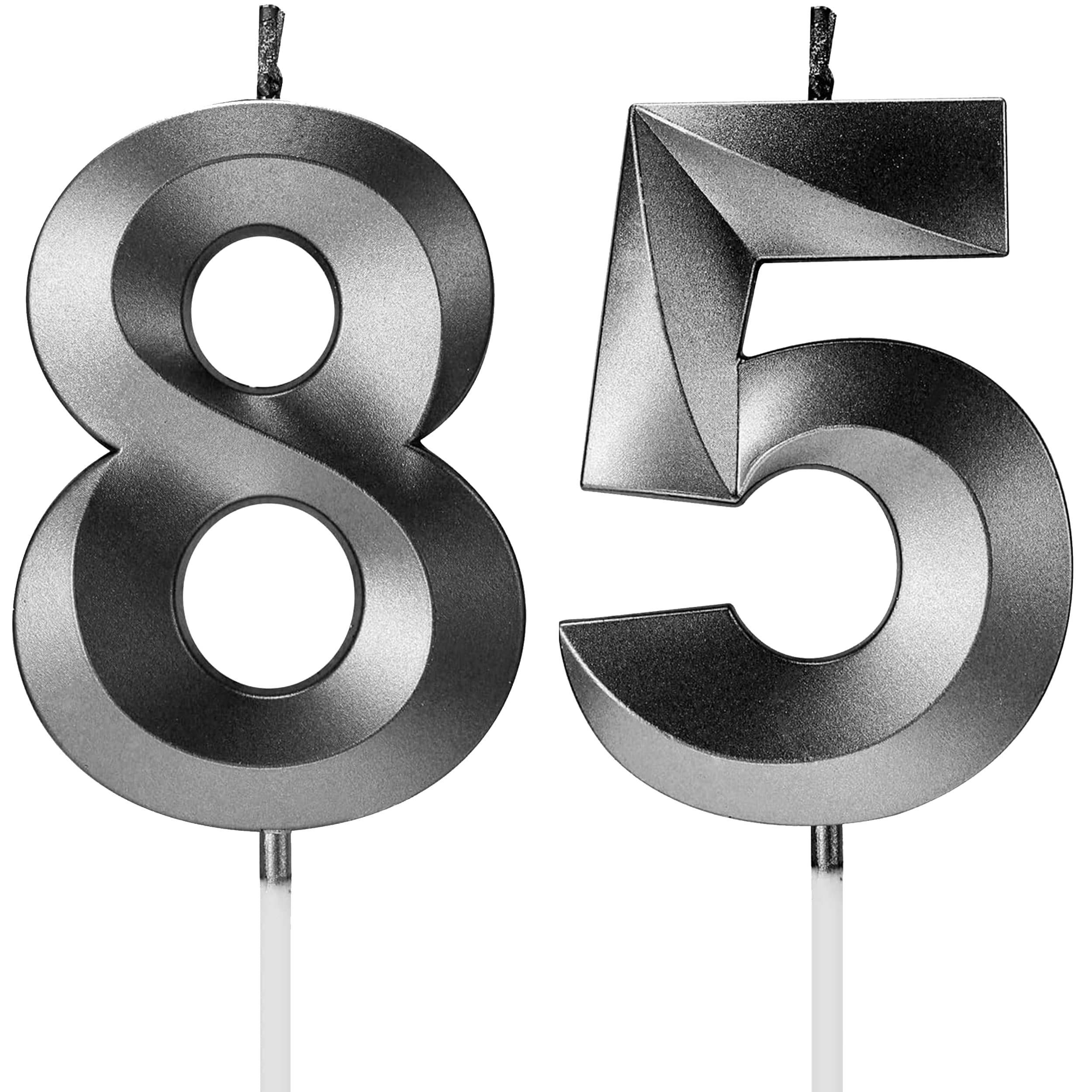 Birthday Candles Number Candles Age Year for Cakes Happy Birthday 3D Designed Wedding Anniversary Party Cake Topper Decorations