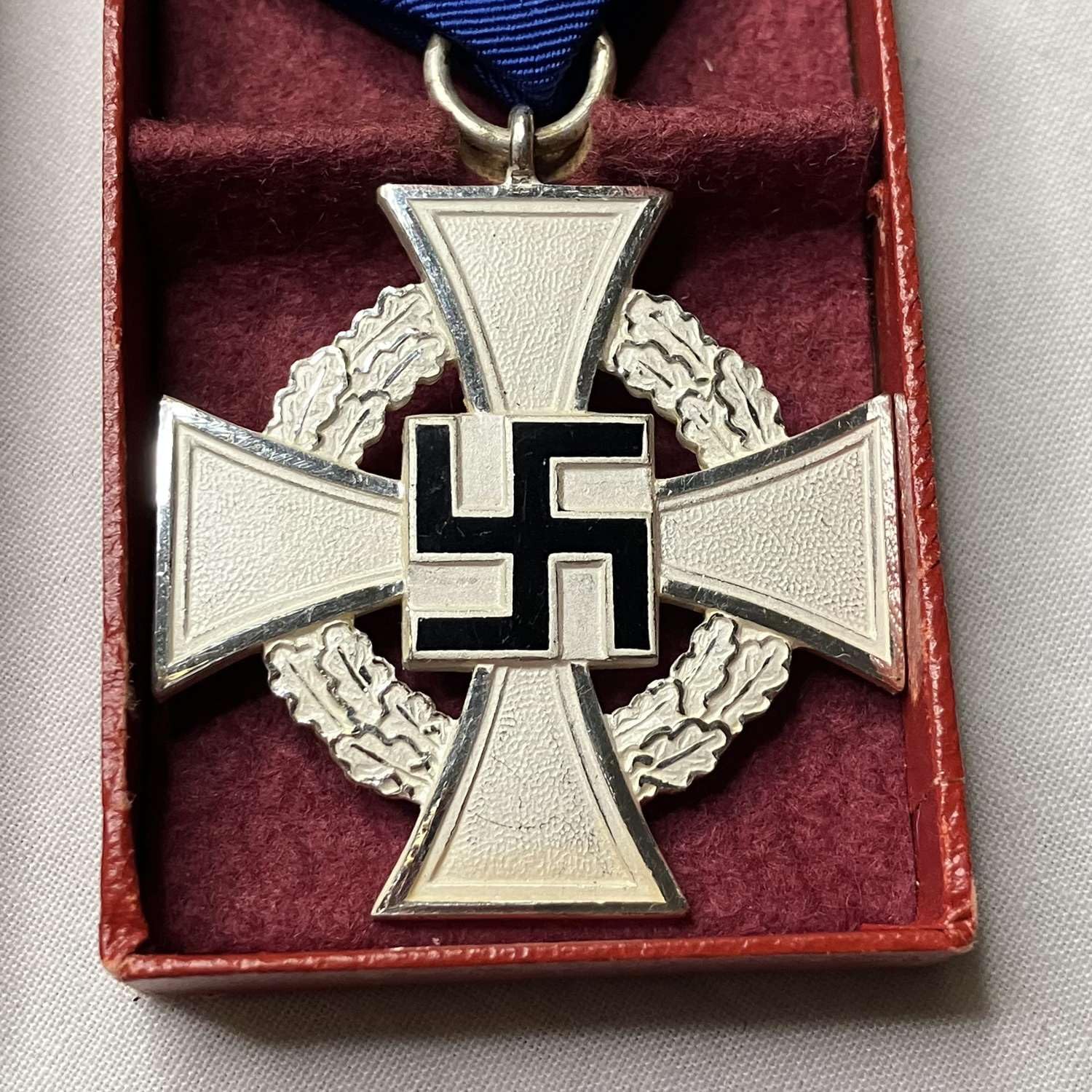1941 RD RARE ORIGINAL WW2 GERMAN FAITHFUL SERVICE MEDALS! 25 YEARS 