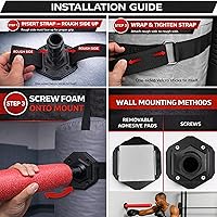 Vista 5 de SlipStick: Boxing MMA Heavy Punching Bag Slipping Defense Reflex Foam Attachment, Head Movement Training and Dodging