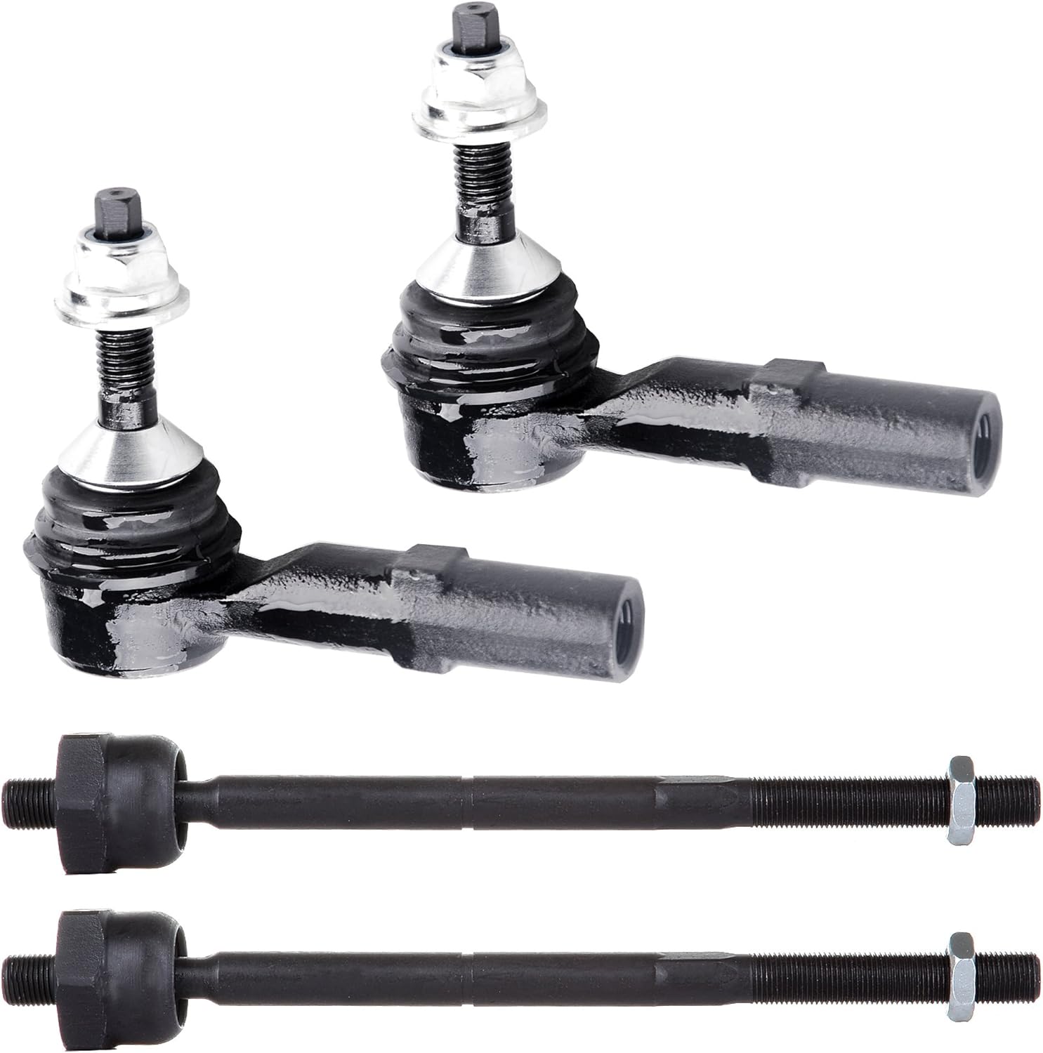 ECCPP Inner Tie Rod End Outer Tie Rod End 2003 2004 2005 2006 for Ford Expedition for Lincoln Navigator 4pcs EV456 ES3695