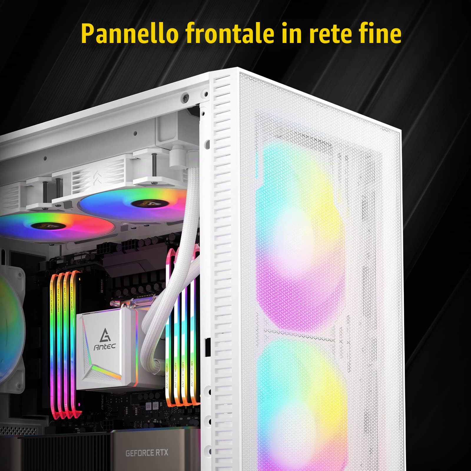 Antec NX 410 Caja torre midi tower blanco