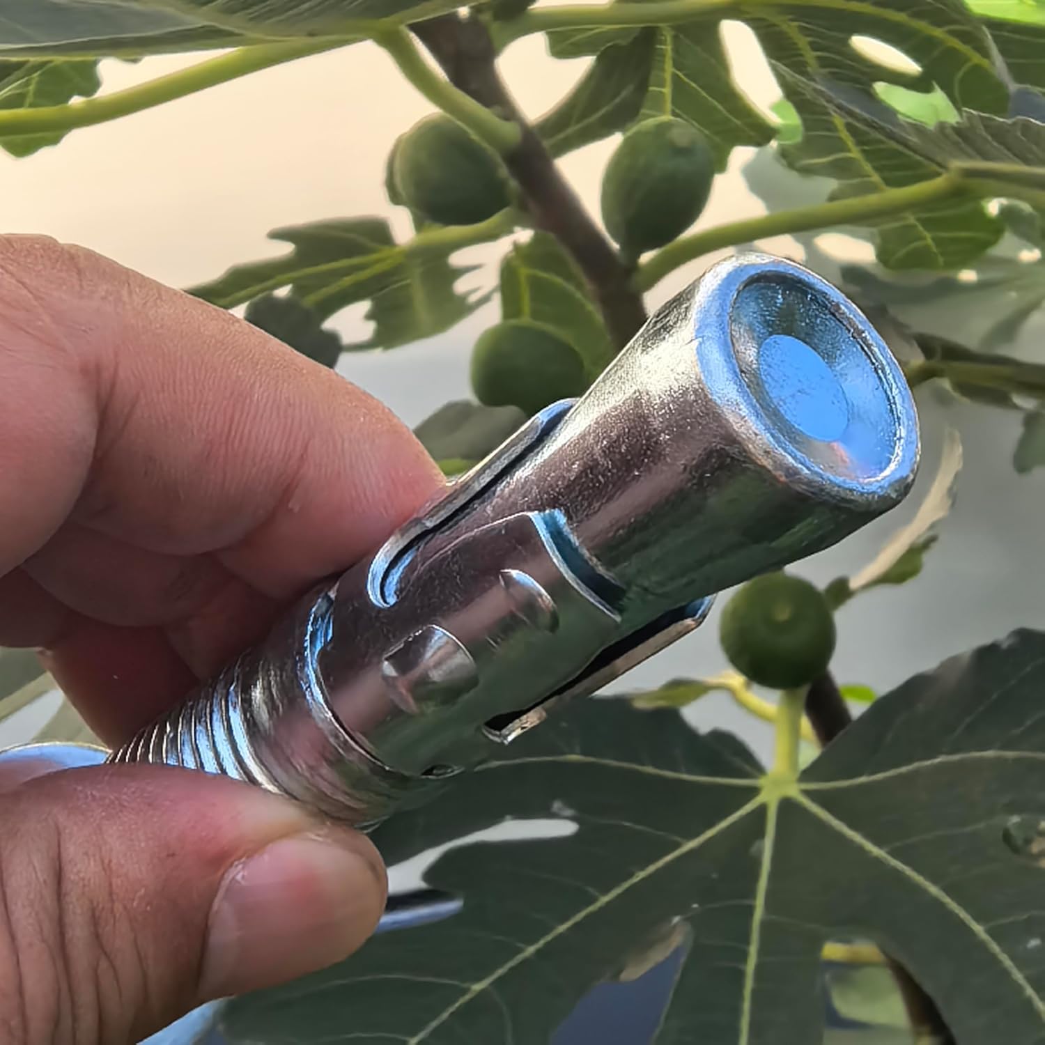 SANTIE 1/2" x 5-1/2" Galvanized Hex Head Concrete Wedge Anchors - 25-Pack