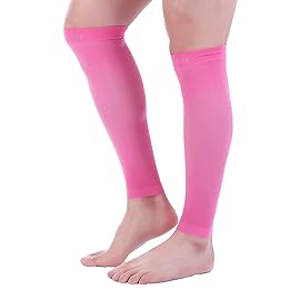 Doc Miller Compression Calf Sleeve for Men & Women - 15-20mmHg Graduated Support, Shin Splint Relief, Running & Sports Recovery, Knee High Calf Sleeves, 1 Pair