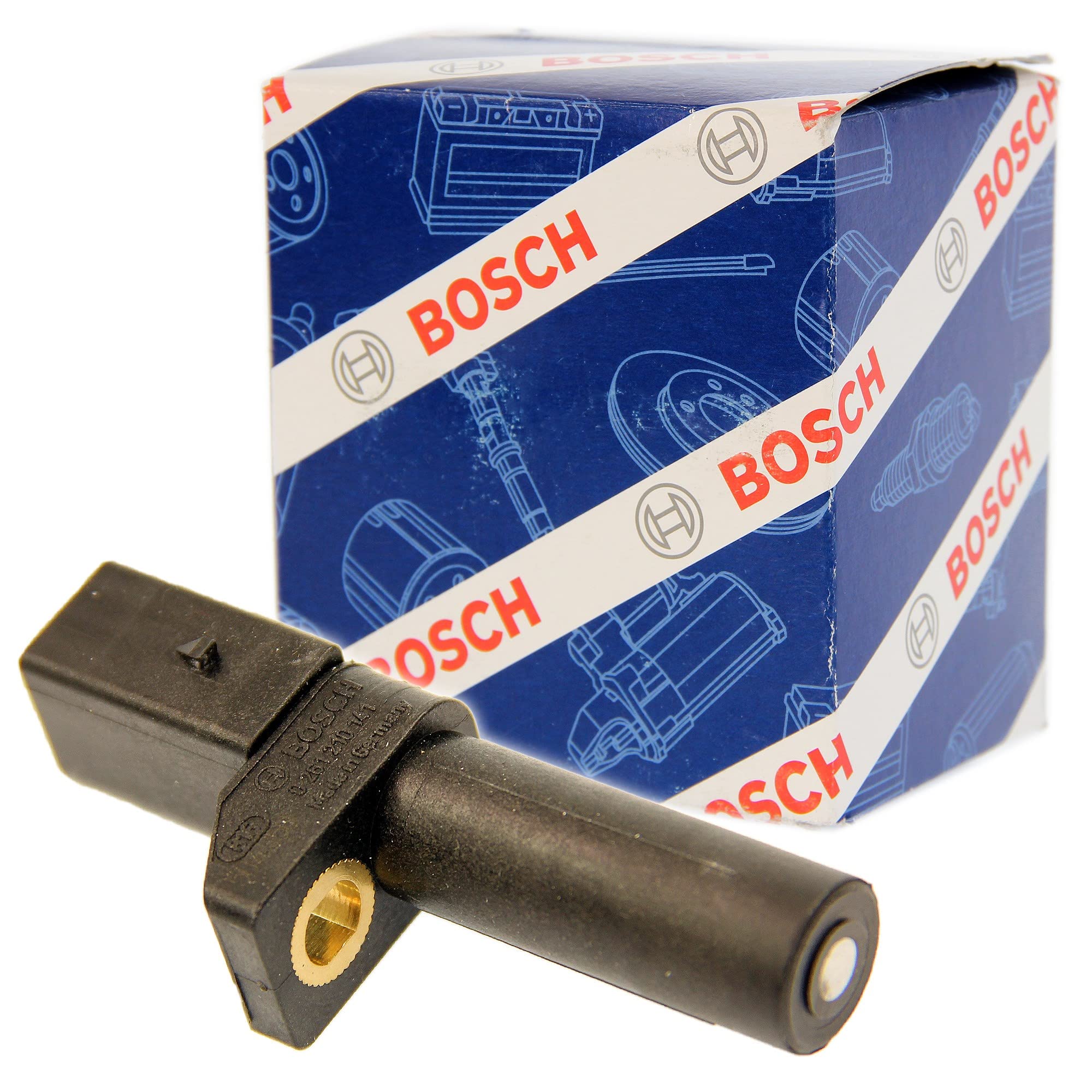 Bosch 0261210141 Original Equipment Crankshaft Position Sensor for Select Mercedes-Benz: 1997-00 C280, 1997 C36 AMG, 1998-99 C43 AMG, 1997-02 E320, 1998-02 E430, 1999-02 E55 AMG, 1998-03 ML320