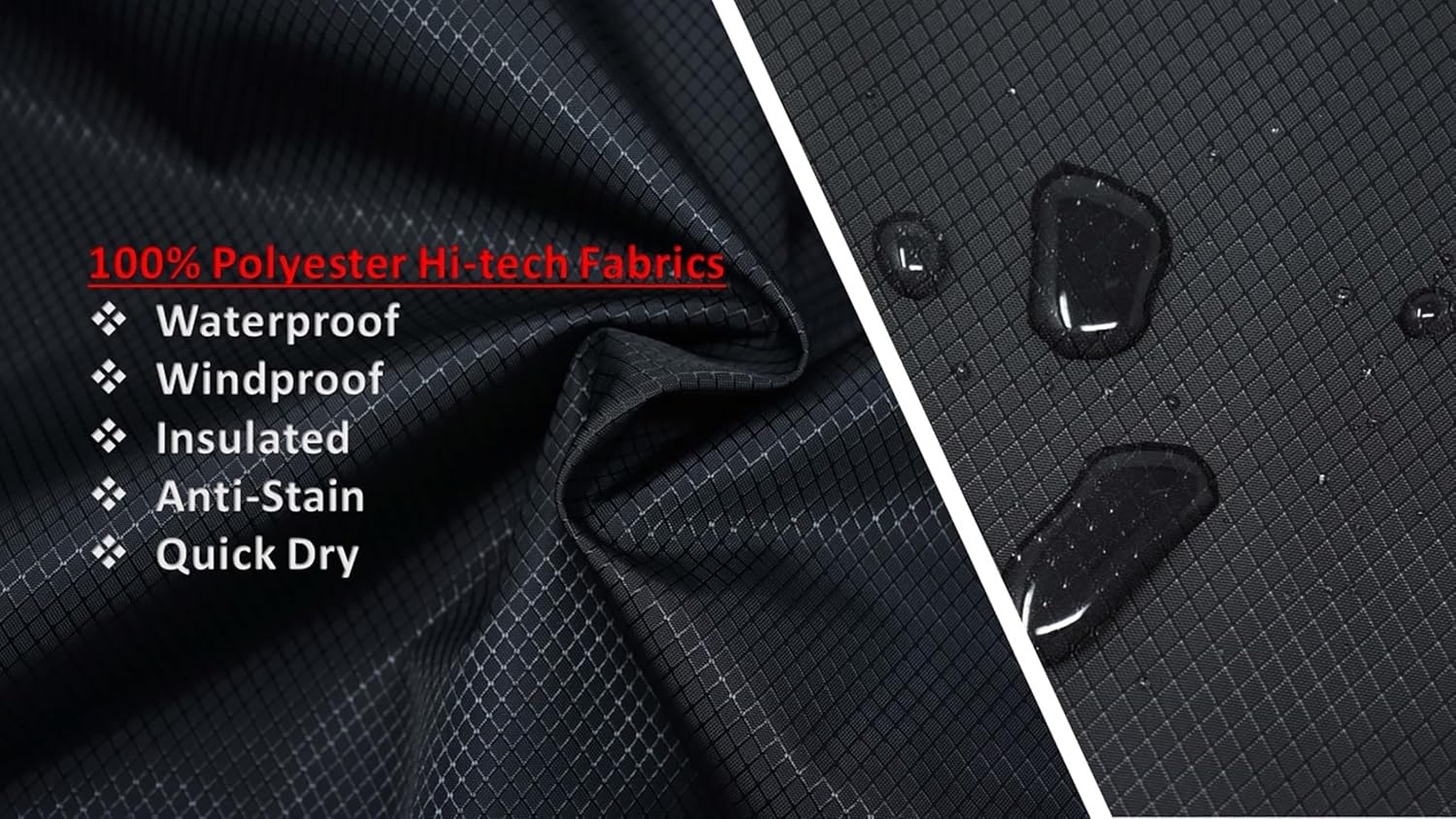 Adoretex Unisex Waterproof Swim Parka, Hooded Warm Scuba Coat Surf Jacket for Men and Women - Image 5