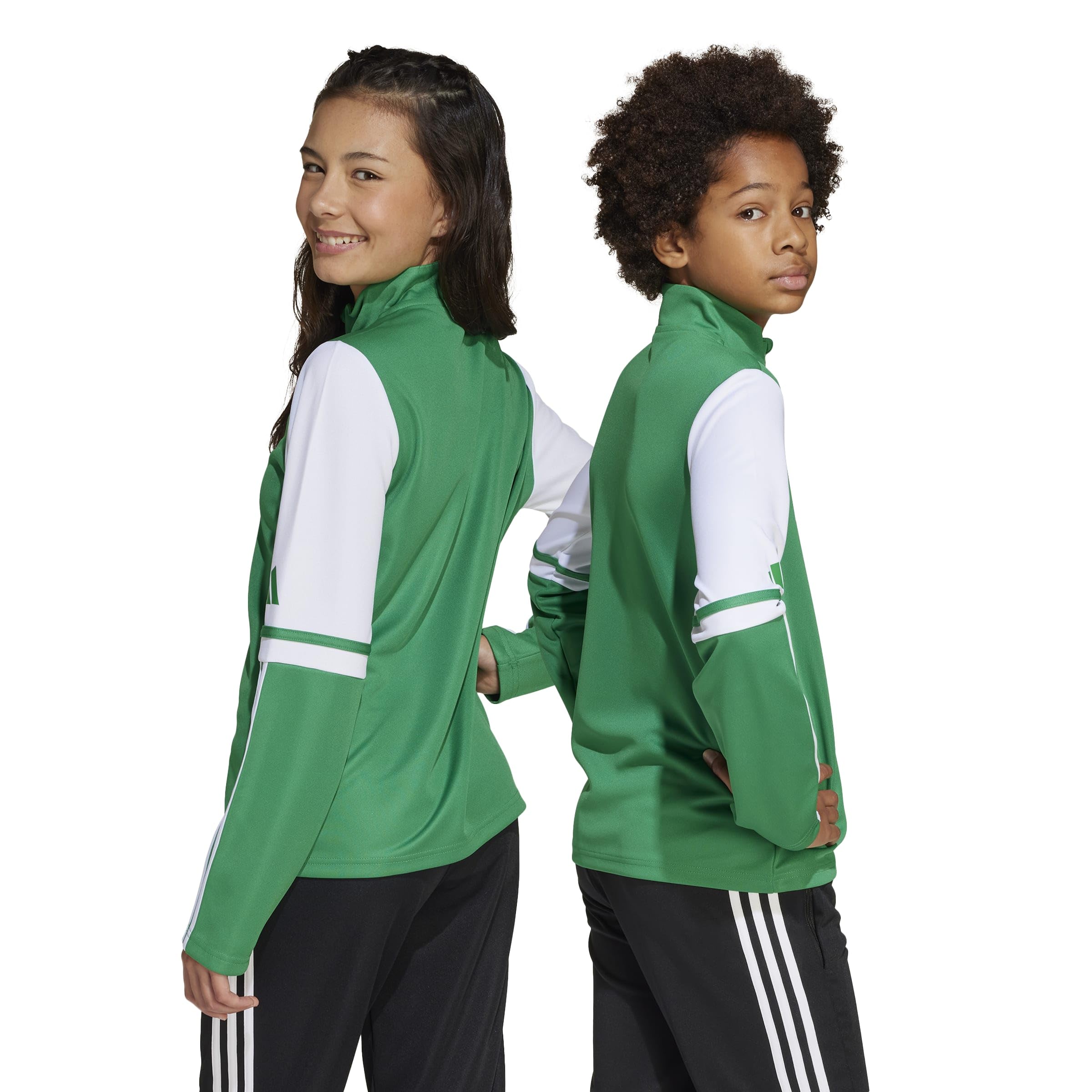 adidas Uniseks - dzieci Squadra25 Training Top Kids Sweatshirt, team green/white, 15-16 Years