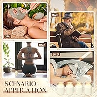Vista 6 de MTLEE Paquete de 4 velas de soja en tarro Mason de 12 onzas con aceites esenciales, velas perfumadas de cera de soja para el hogar, San Valentín