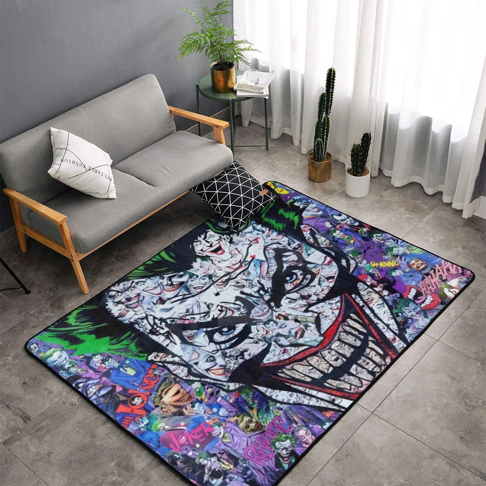 SAFAVIEH Carousel Kids Collection Accent Rug - 2' x 3', Grey & Ivory, Bunny Design, Non-Shedding & Easy Care, Ideal for High Traffic Areas for Boys & Girls in Playroom, Nursery, Bedroom (CRK166F)