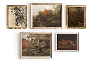 Fall Artwork for Wall: Vintage Posters Room Aesthetic