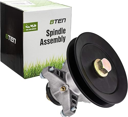 8TEN Conjunto de husillo para MTD Cub Cadet 42 pulgadas cubierta LT1042 cortacésped 618-04124A 918-04124A