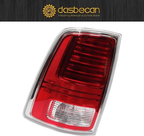 Miniatura 4 de Dasbecan Conjunto de luces traseras LED compatible con Dodge Ram 1500 2013-2018 Ram 2500 y 3500 2014-2018 2014-2018 del lado del conductor Plug&Play