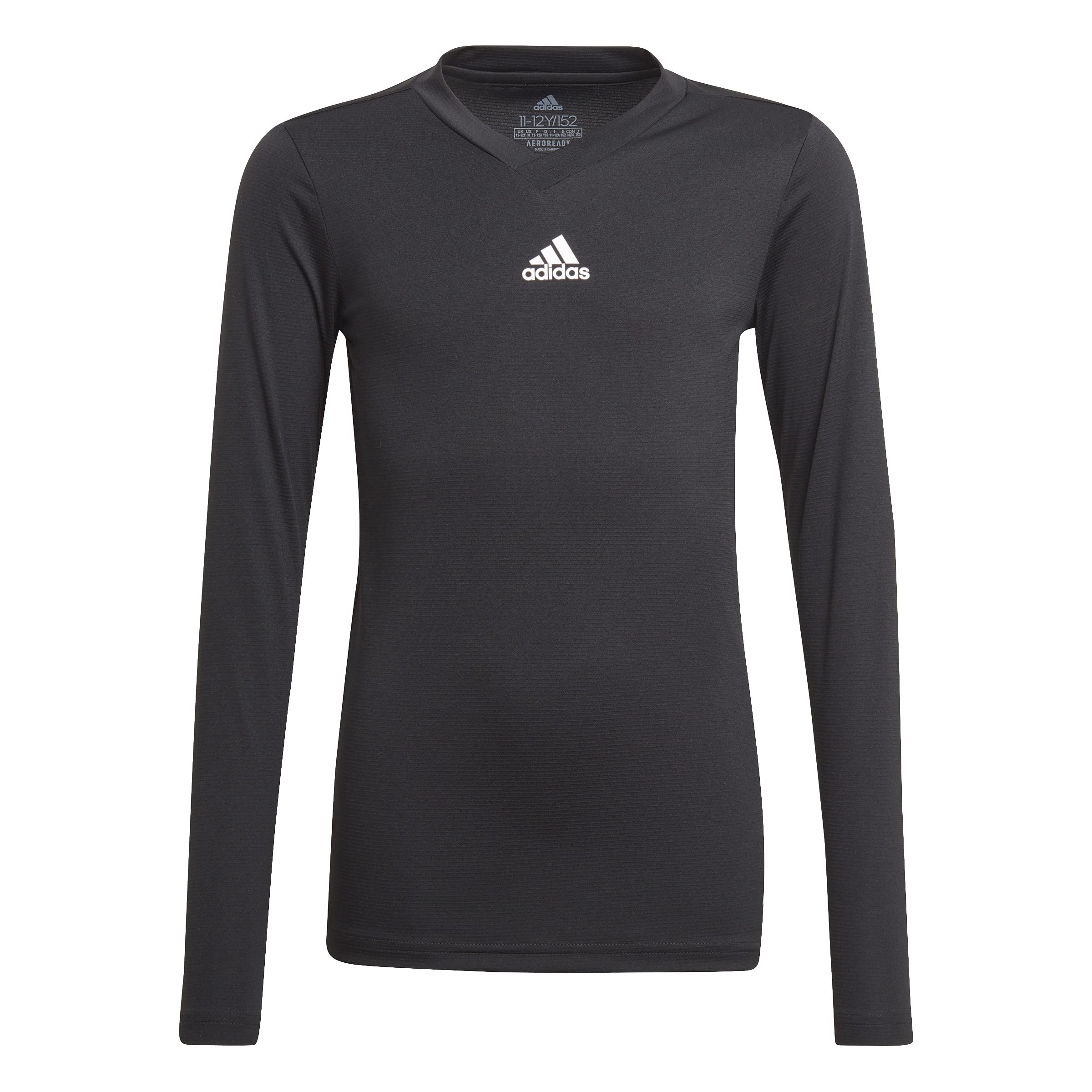 adidas Boy's Team Base Youth Shirt, Black, 11-12 Years