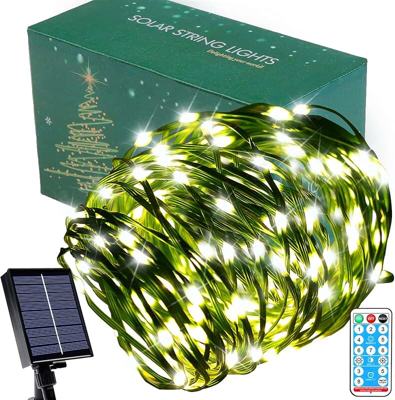 solar powered christmas tree