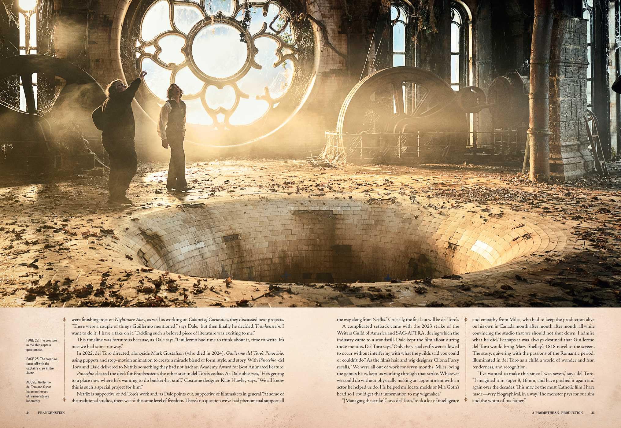 Frankenstein: Written and Directed by Guillermo Del Toro