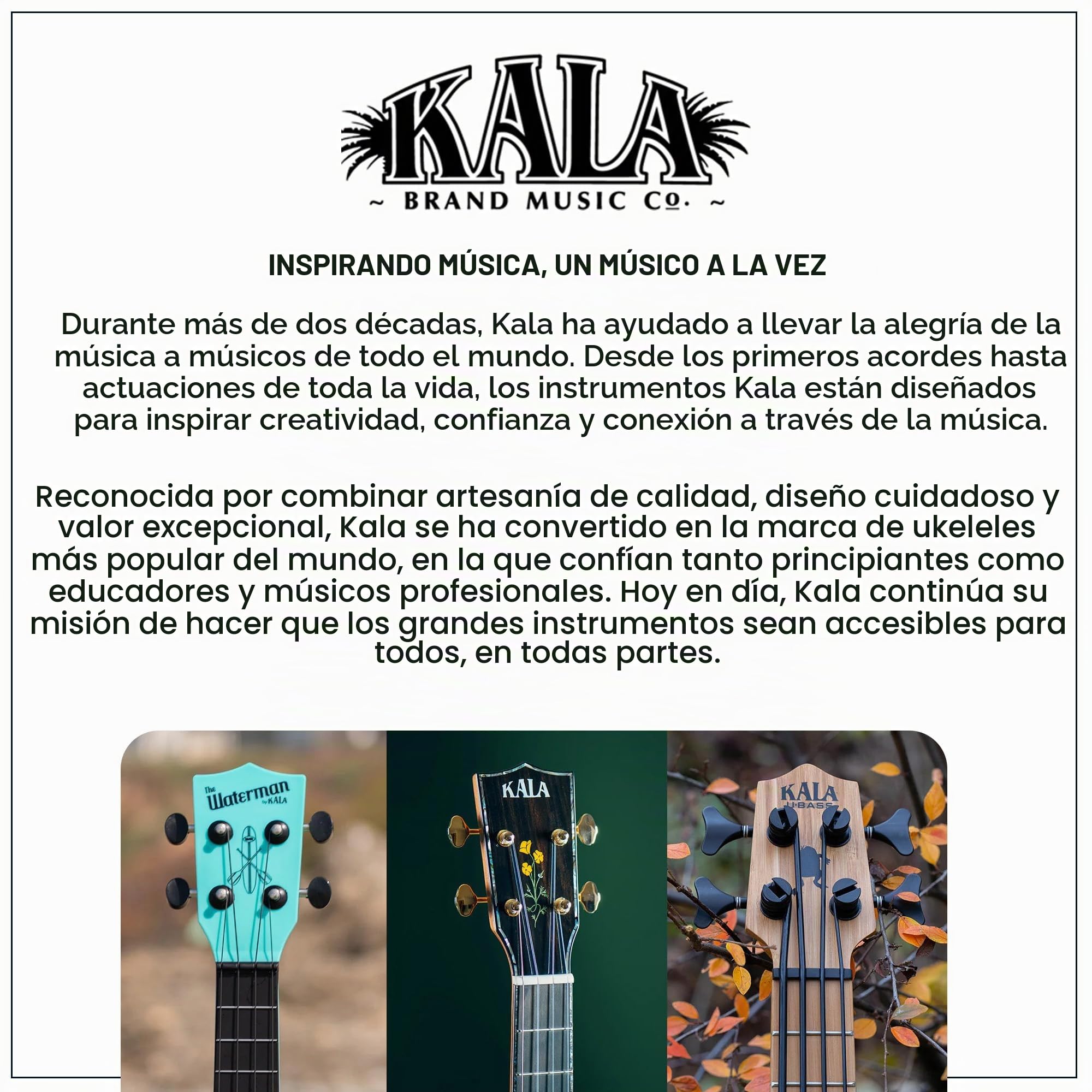 KALA (Ukeleles) - UKELELE KALA BARITONO MAKALA MKB - MKB-KL - 1-2 días SOLO ENViOS