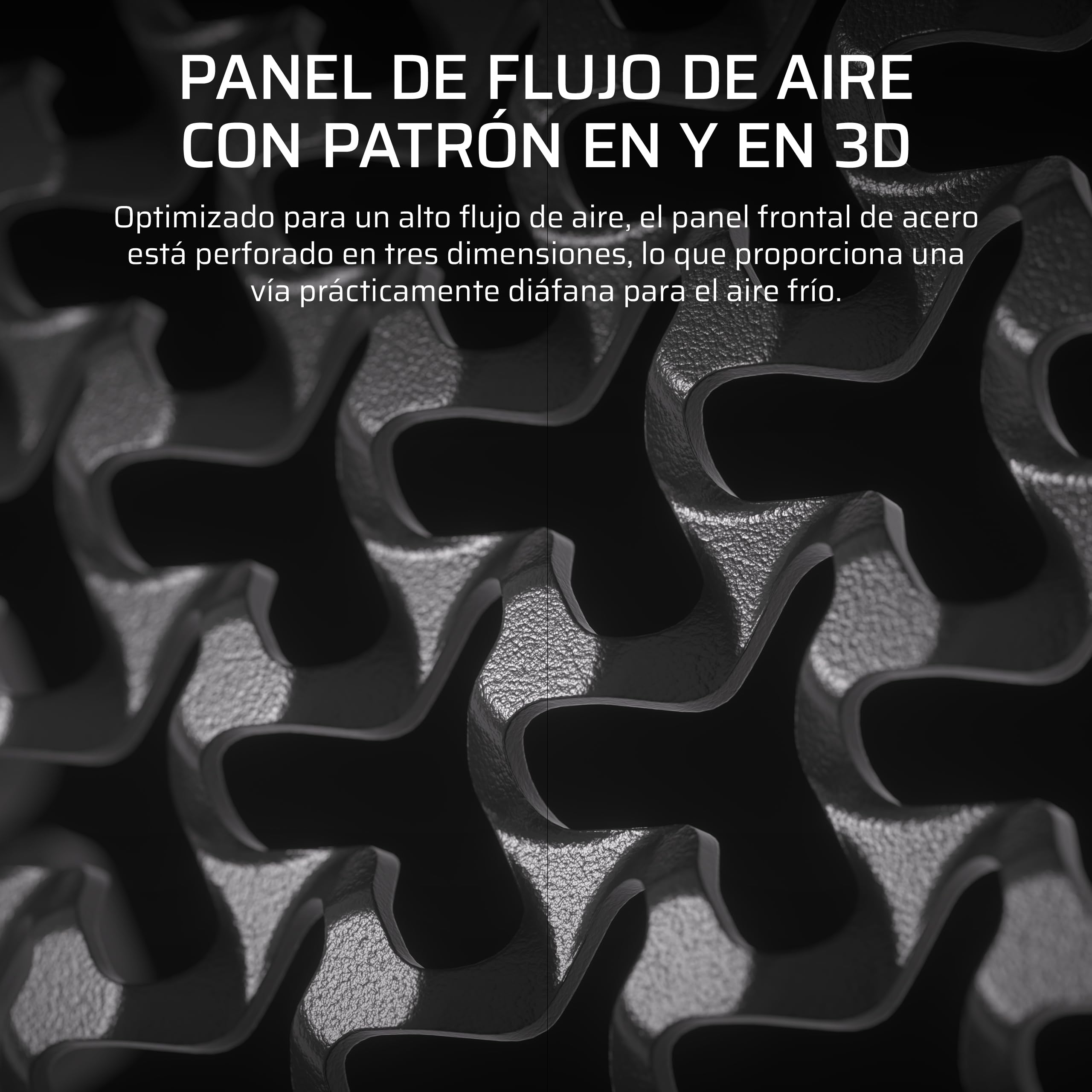 CORSAIR Frame 4000D Caja Modular Mid–Tower ATX para PC – Alto Flujo de Aire, Sistema de Montaje de Ventiladores InfiniRail™, ASUS BTF, MSI Project Zero, Gigabyte Project Stealth – Negro