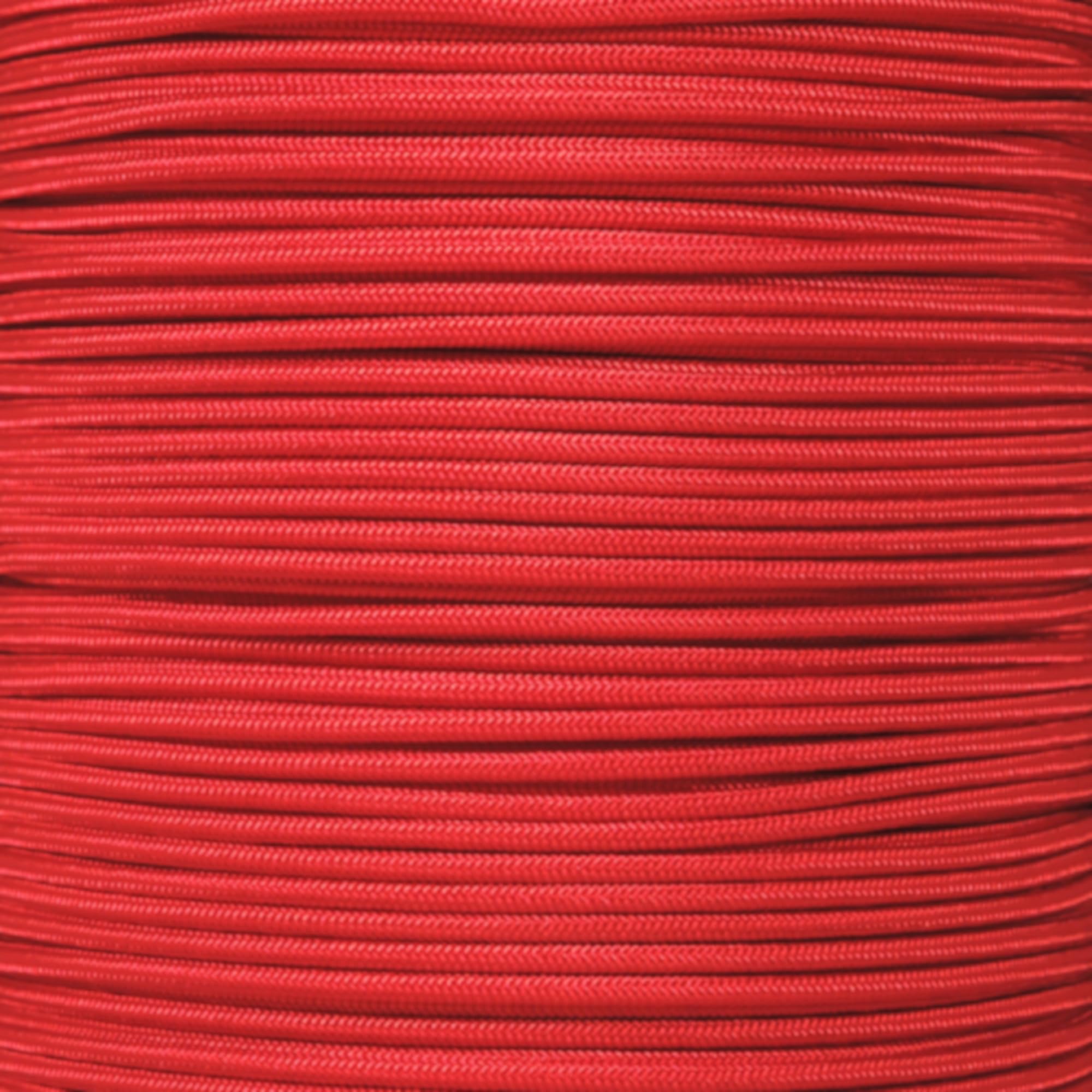 PARACORD PLANET 50 Feet Tactical 5-Strand Nylon Core 275-Lb Tensile Strength Paracord Rope 3/32" (2.38Mm Diameter) Imperial Red — image 1