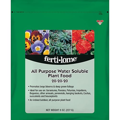 Fertilome 11728 20-20-20 alimentos solubles en agua para plantas 8 oz Fertilome 11728 20-20-20 alimentos solubles en agua para plantas 8 oz