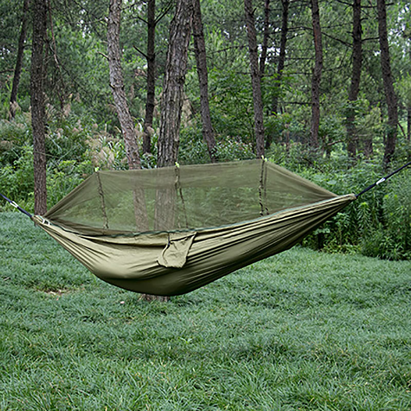 amaca da campeggio, Viaggio Campeggio capacità di carico 300 kg traspirante nylon da paracadute ad asciugatura rapida 275 x 140 cm
