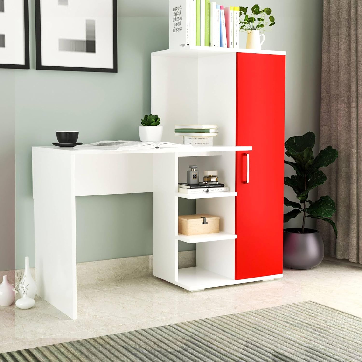 Viz Craft Engineered Wood Office & Study Table for Study Room/Office ...