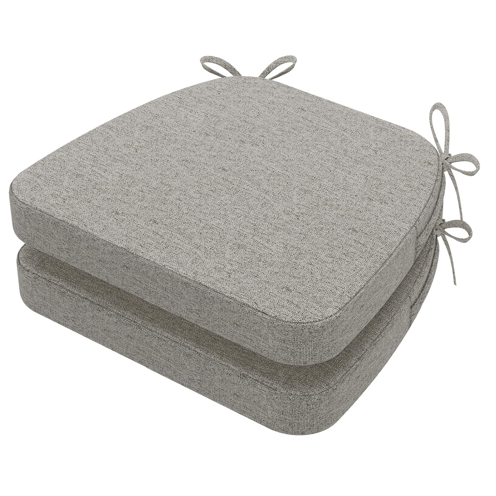 AAAAAcessories Chair Cushions for Dining Chairs, 17 x 16 x 2 in, Set of 2