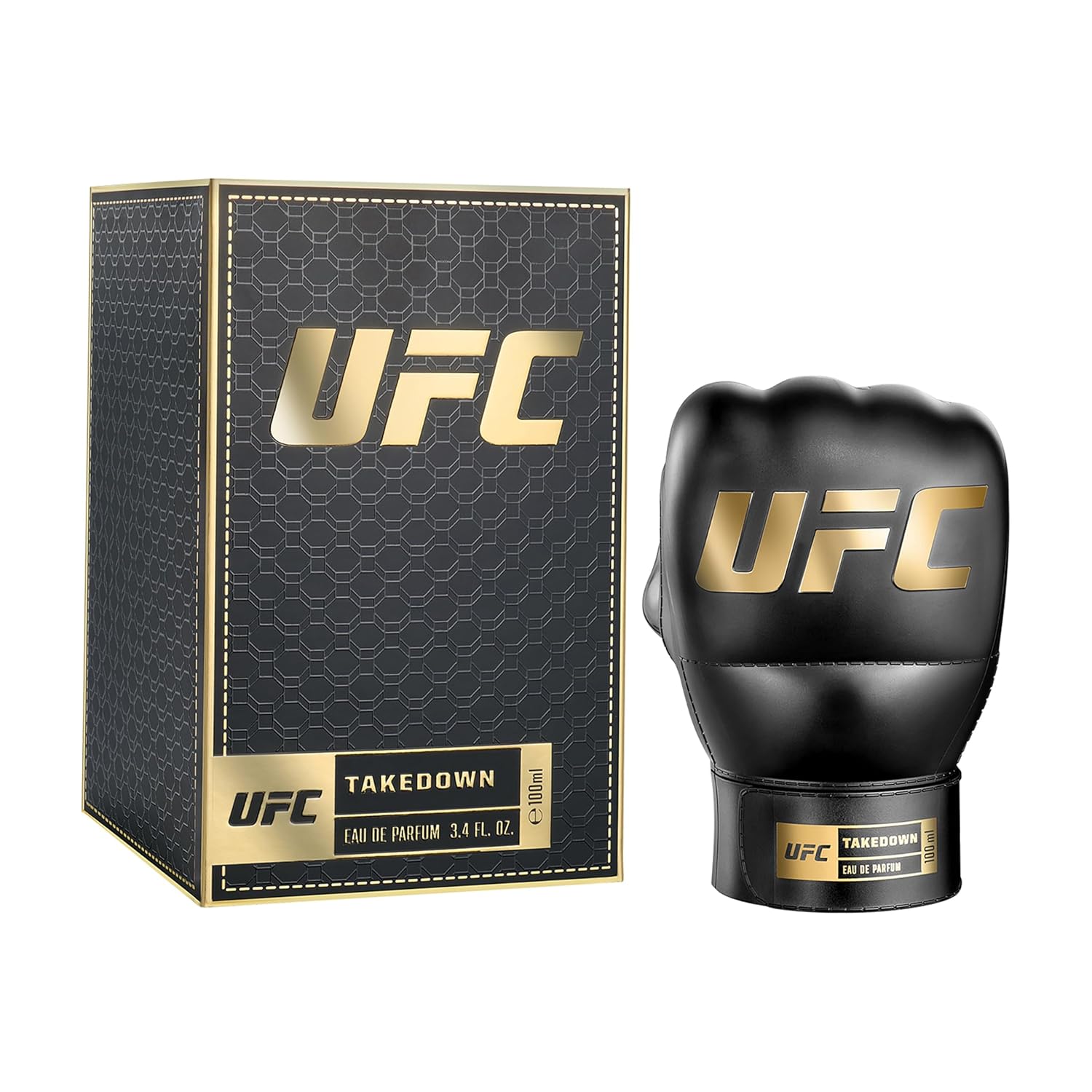 UFC Takedown - Cologne for Men - Long Lasting Marine Amber Scent - Perfume for Men with Mint Pepper Patchouli Notes in UFC Glove Bottle - 3.3 oz. - Image 5