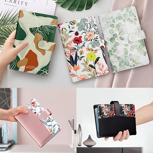 Miniatura 6 de Organizador de tarjetas de visita, soporte de cuero sintético para libros de tarjetas de visita para mujeres y hombres, organizador de tarjetas de