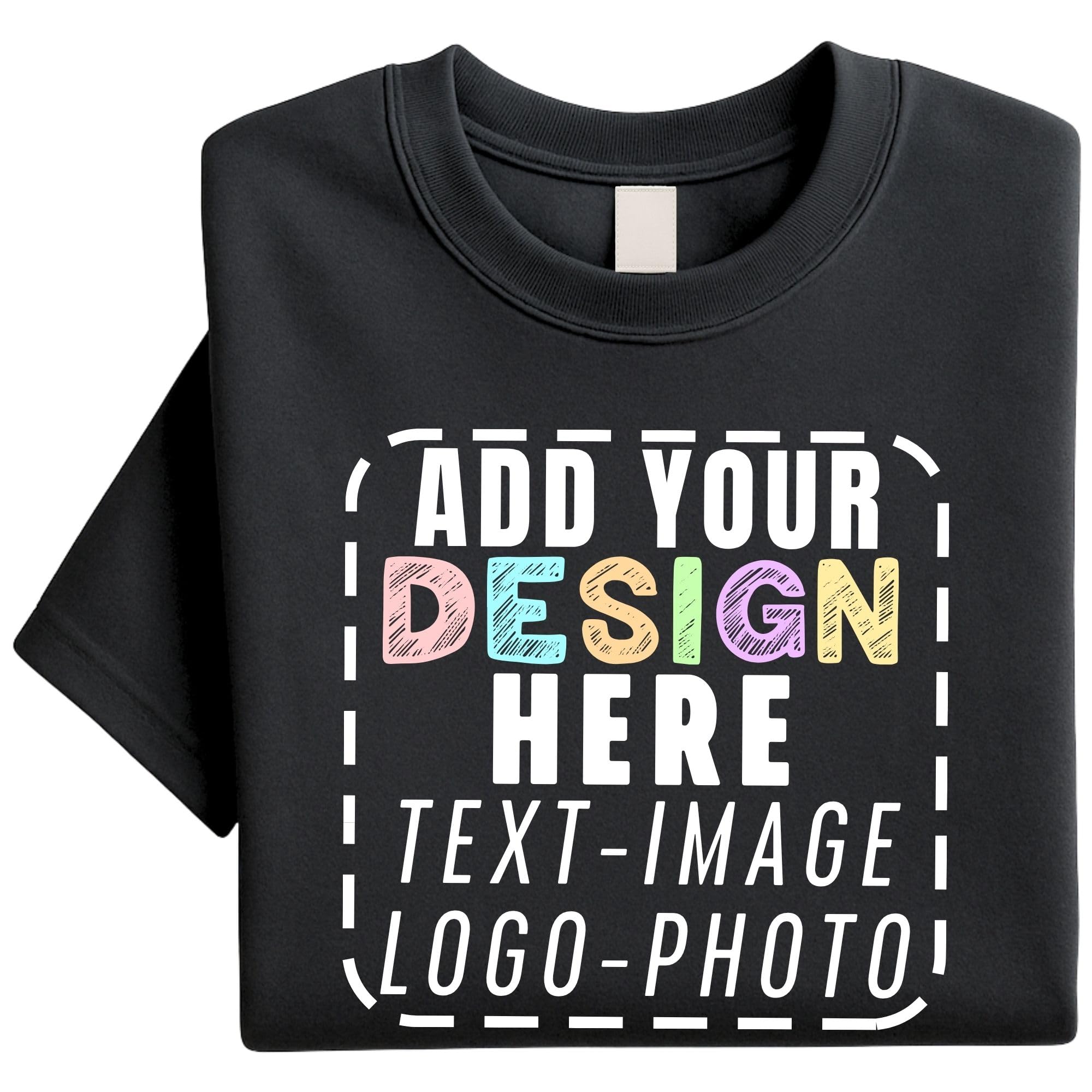 Custom Shirt Unisex Personalized Add Your Image T-Shirt Add Your Text Photo Front/Back Print