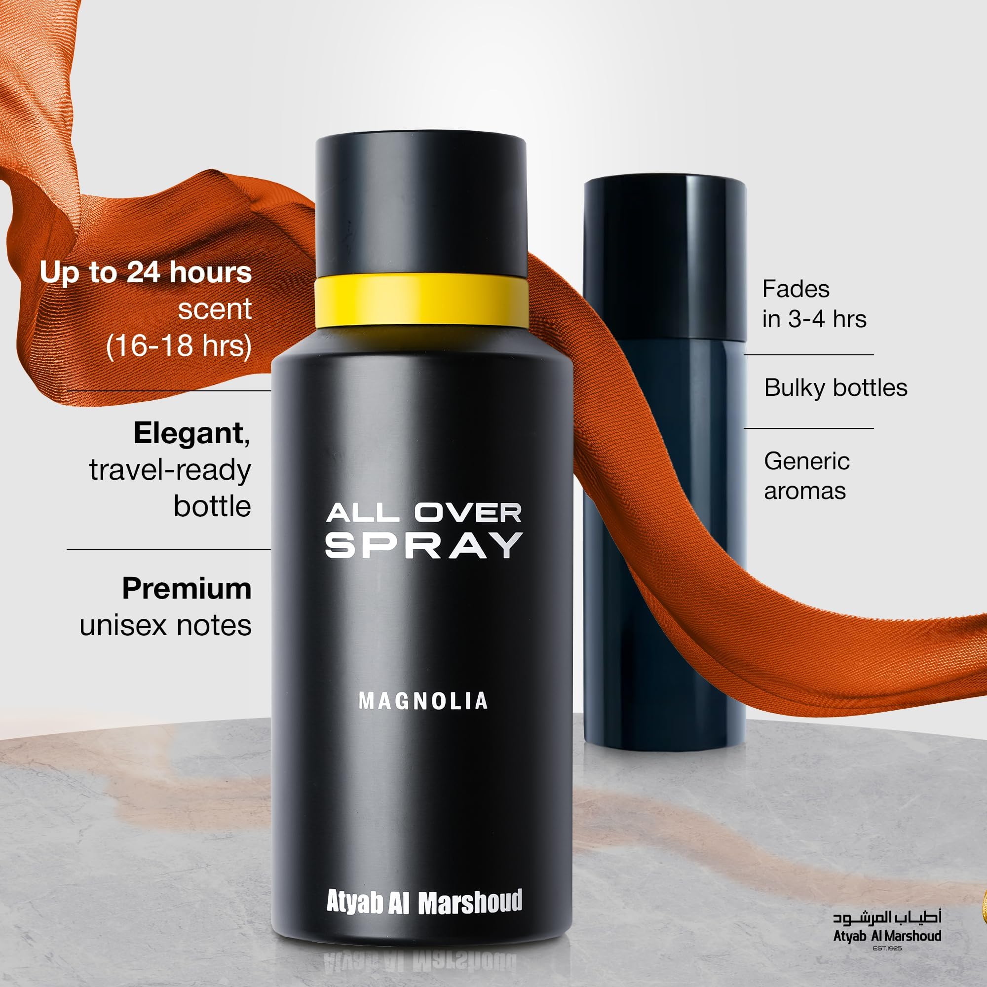 Magnolia All Over Spray Atyab Al Marshoud 125 ml