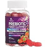 Fiber Gummies 4g - 3X Strength Daily Gummy Fiber Supplement for Adults and Kids, Prebiotic Gummy Digestive Health Support - Plant Based Soluble Fiber, Regularity & Digestion Support - 60 Gummies