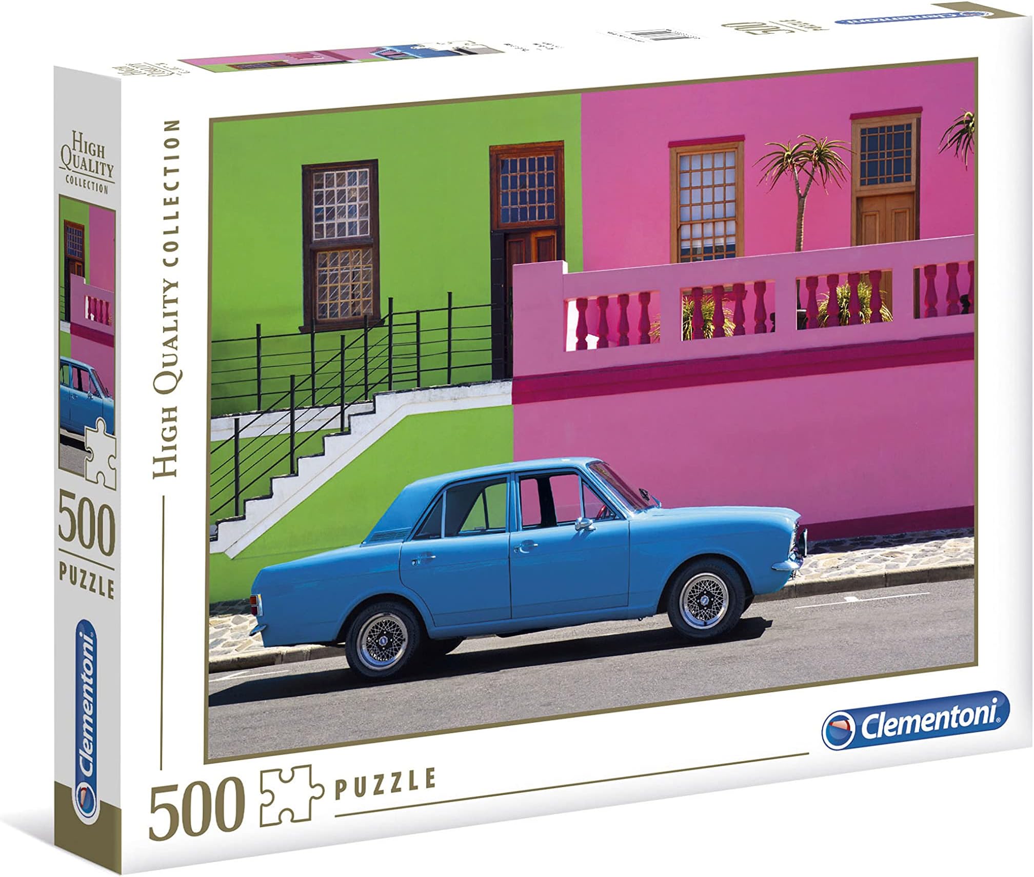 The Blue Car 500 Piece Jigsaw Puzzle for Adults