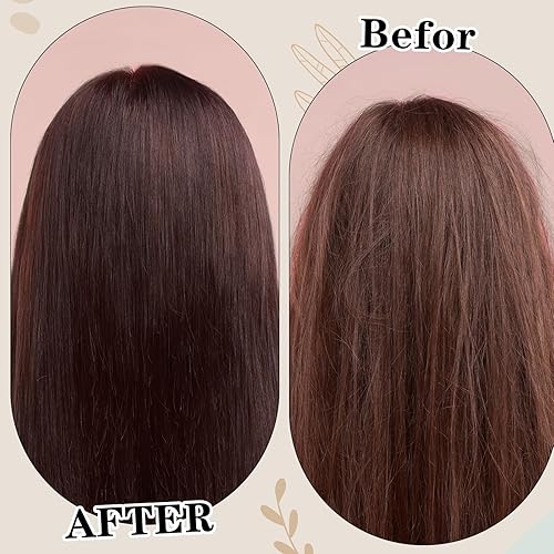 Miniatura 3 de Honeydak Juego de 7 peines de bambú naturales hechos a mano, antiestáticos, cola de rata, peines de dientes finos diseñados para desenredar cabello