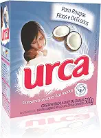 Lava Roupas Pó Coco Cartucho 500g, Urca, Branco, Médio