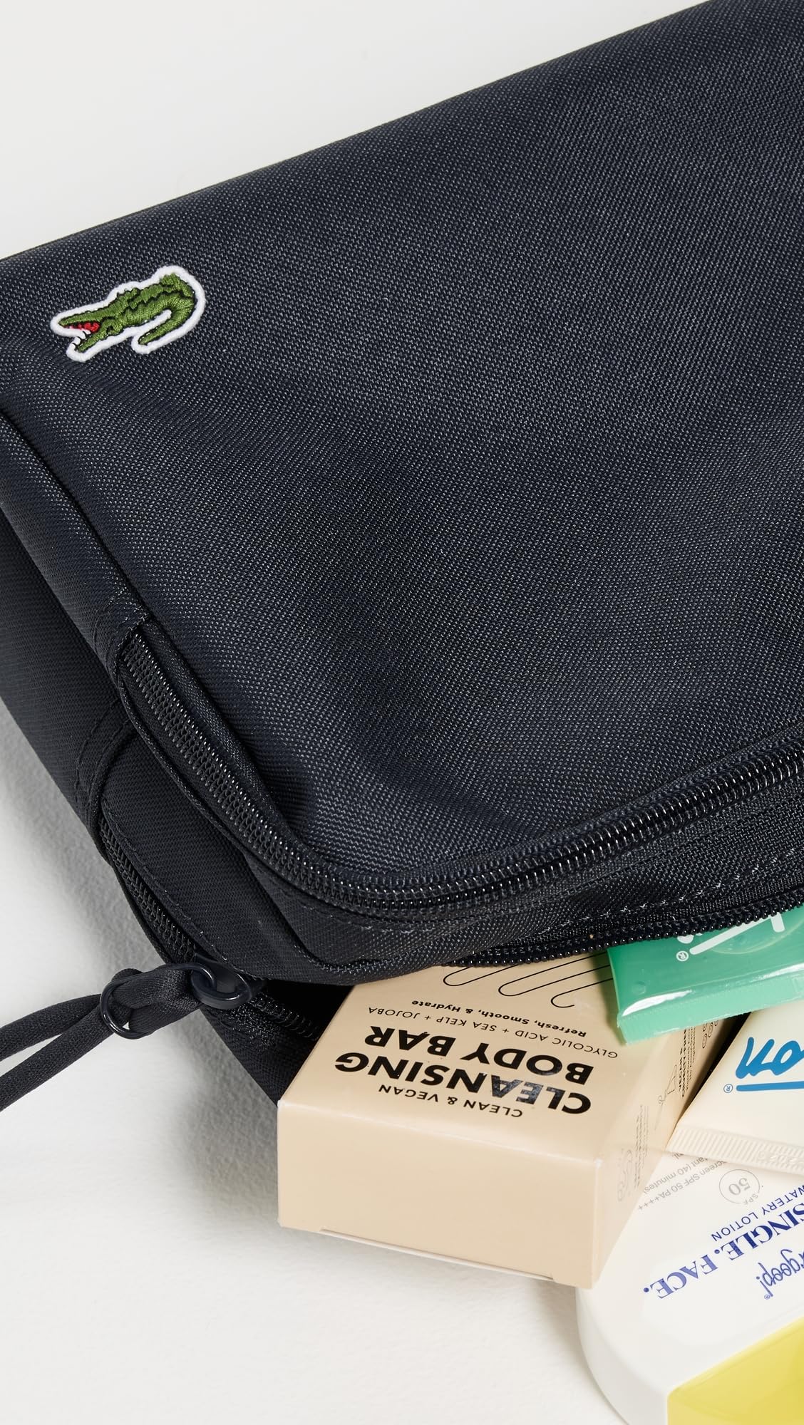 Lacoste Neocroc zestaw podróżny męski Abimes czarny, jeden rozmiar, neocroc zestaw toaletowy
