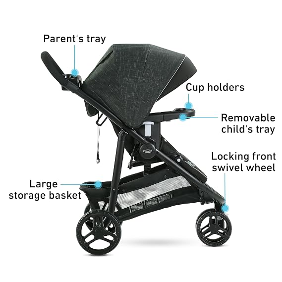 Graco Modes 3 Lite DLX Travel System, West Point