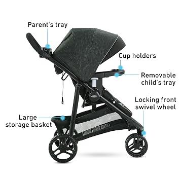 Graco Modes 3 Lite DLX Travel System, West Point