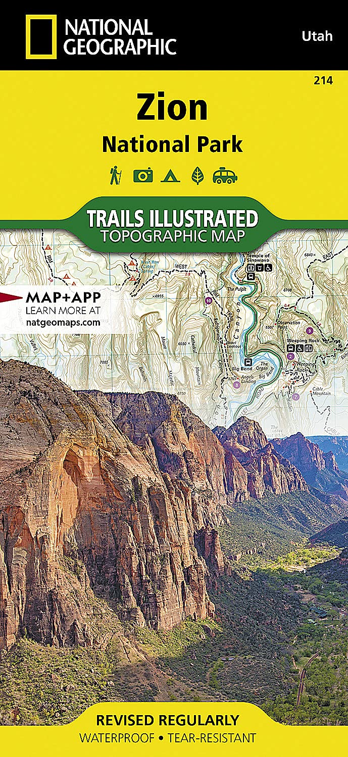 National Geographic MapsZion National Park Map