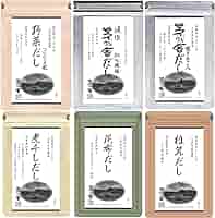 Amazon.co.jp: 【専用袋つき】 久原本家茅乃舎 だし 6種セット