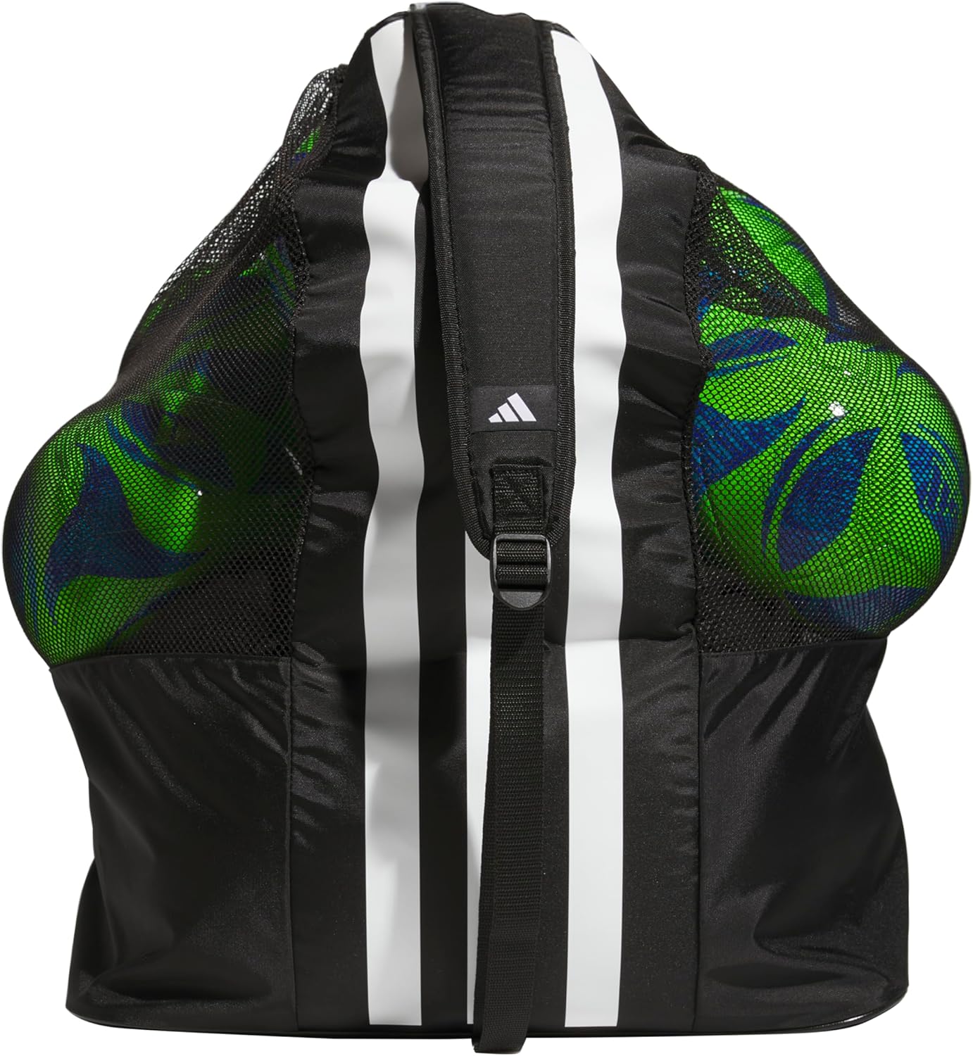 adidas Stadium Mesh Soccer Bag, Laundry Bag, Heavy Duty Soccer Ball Bags for Coaches, Men and Women, Holds Up To 15 Balls