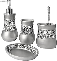 Vista 1 de Creative Scents juego de accesorios de lujo para baño, 4 piezas